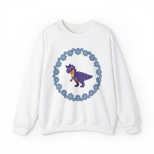 Snowflake Carnotaurus - Unisex Heavy Blend™ Crewneck Sweatshirt