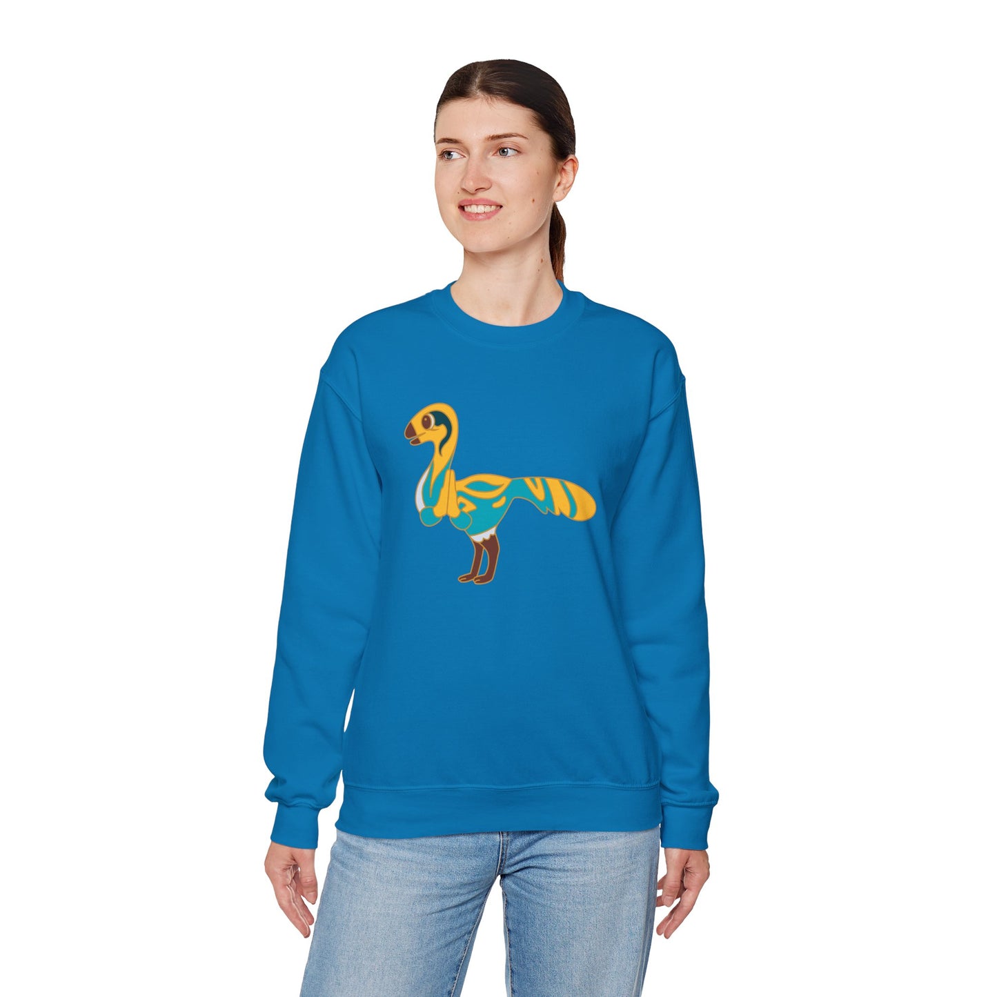 Praise Be Bernard Gallimimus - Unisex Heavy Blend™ Crewneck Sweatshirt