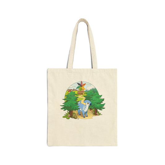 Walk by the Windmill - Cotton Canvas Tote Bag