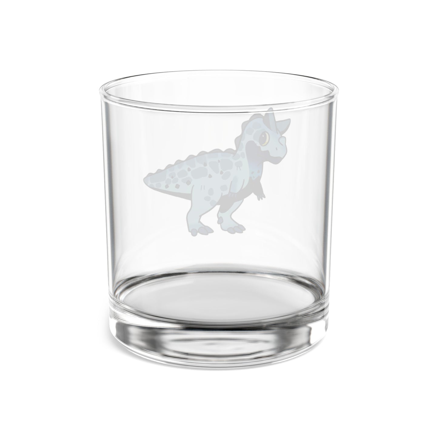 Retro Collectible Glass - Bright Sky Carnotaurus with Plates