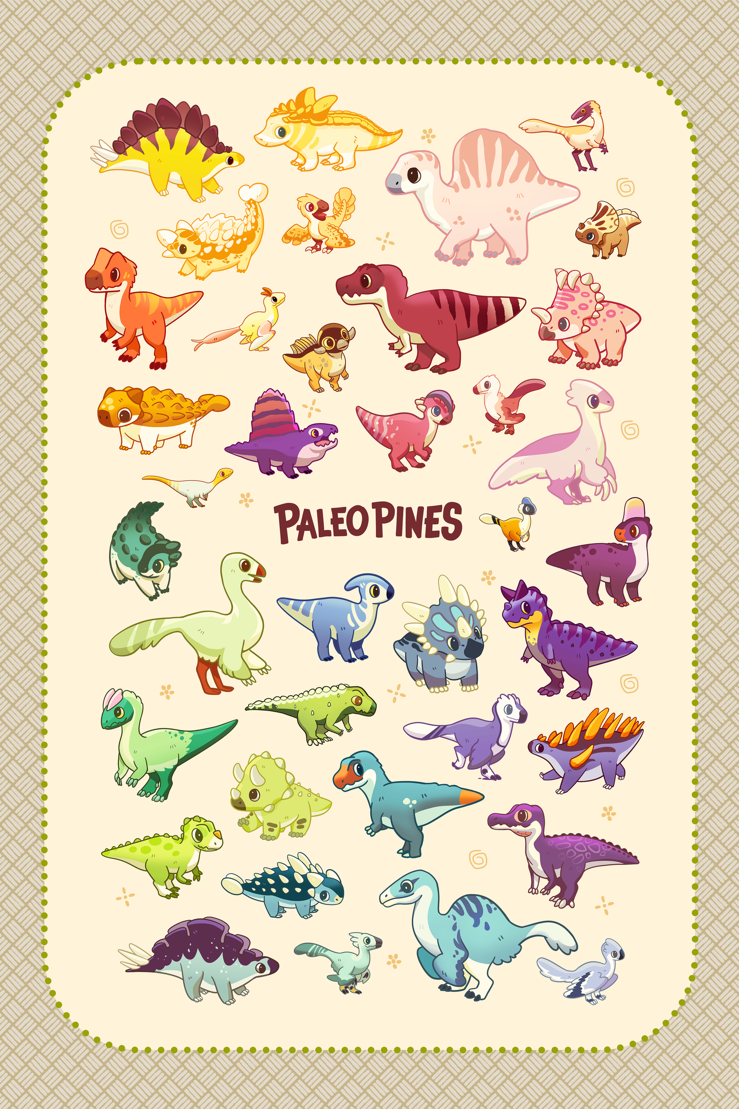 Digital Version - Paleo Pines Poster