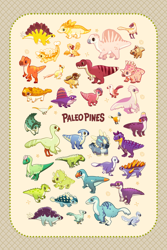 Digital Version - Paleo Pines Poster
